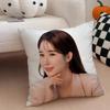 Actor Sweet YYoo Inna Cushion Cover Throw Pillow Cover Hidden Button Durable Polyester Chair Cushion