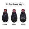 Shell Fob Holder For Jeep Grand Cherokee For Dodge Caravan For Chrysler Grand Voyager 300 C Tpu Car Key Holder Cover Protector