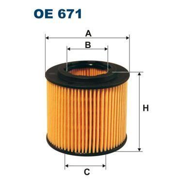FILTRON Filtre à Huile OE 671