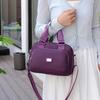 Geräumige Nylon-Crossbody-Tasche - Einfache lässige Mehrzwecktasche für mittleres und älteres Alter