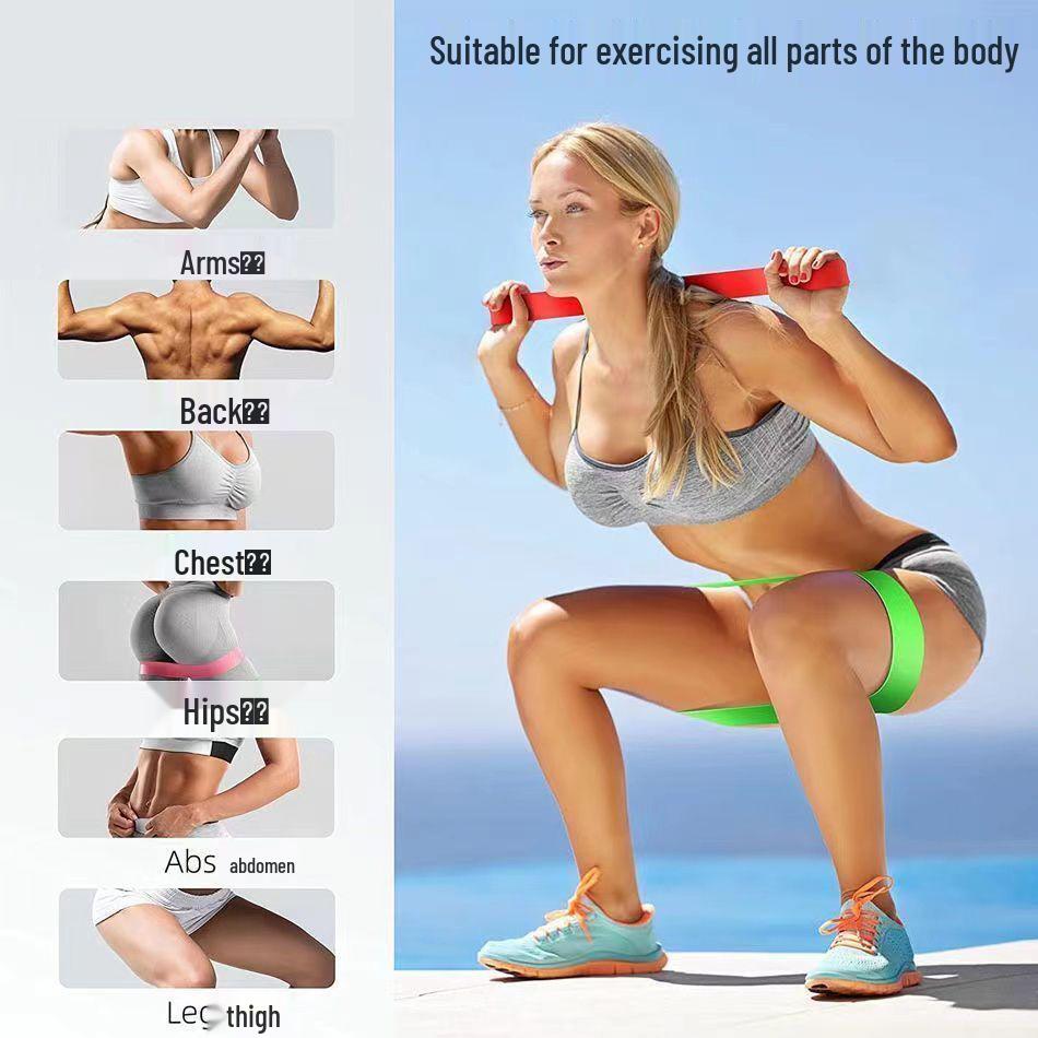 Yoga Elastic Resistance Band for Fitness and Booty Workouts