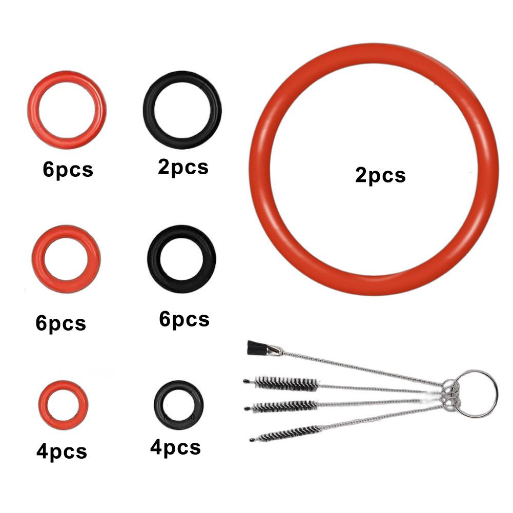

30pcs O-rings And A 4-in-1 Coffee Machine Cleaning Brush For Saeco Fully Automatic Coffee Machines Sealing Replaces Accessories China Mainland