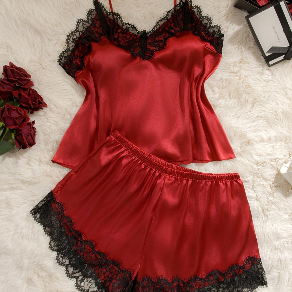 Plussstørrelse Dame Loungewear Sett - Komfortabel Sexy Pyjamas For Hjemmebruk