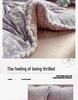 Thickened Bean Velvet Duvet Cover, Double-Sided Milk Velvet, for Autumn/Winter Warmth, Ideal for Student Dormitories