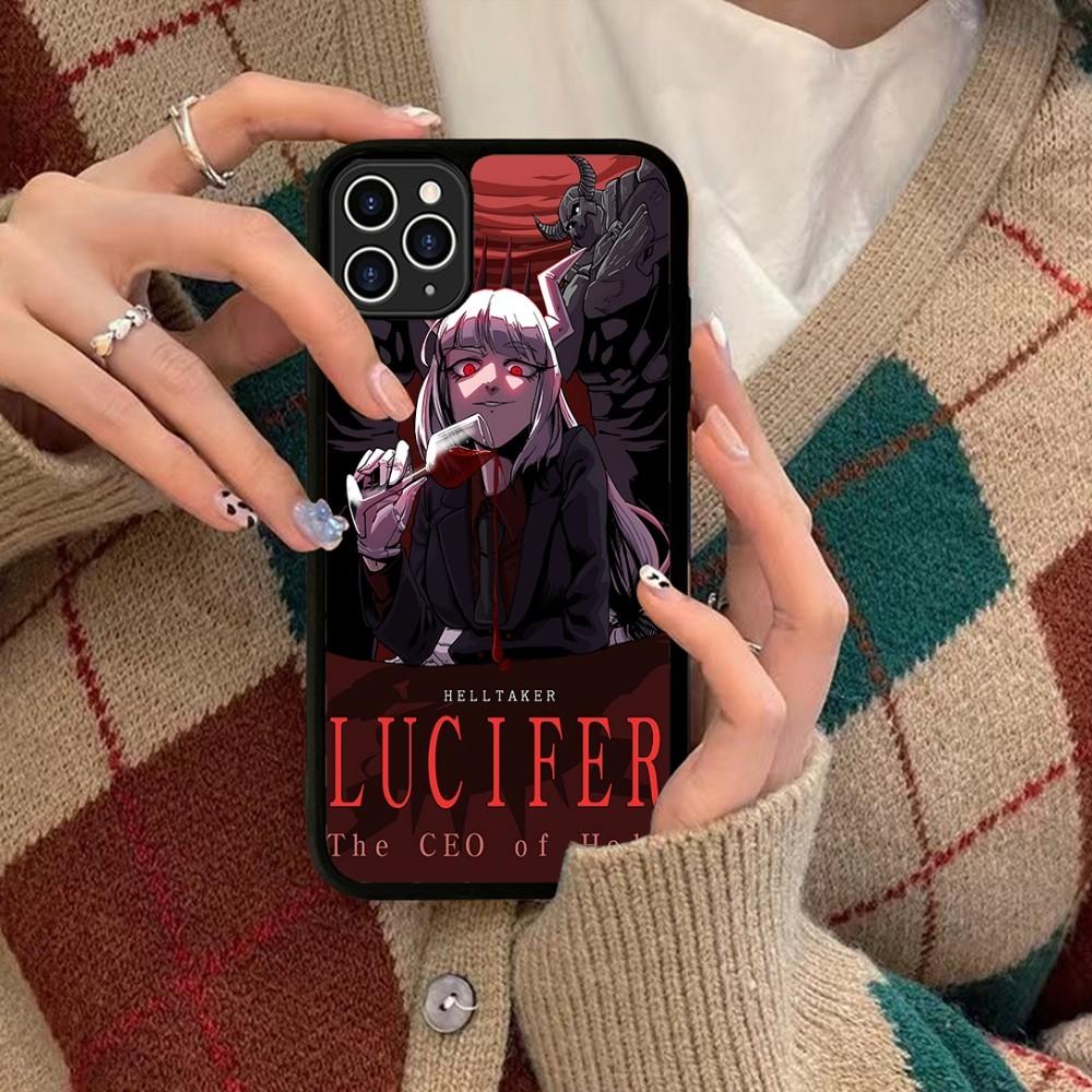 Helltaker Phone Case Silicone PC+TPU For For IPhone 11 12 13 14 15 16 Plus Pro Max Cover