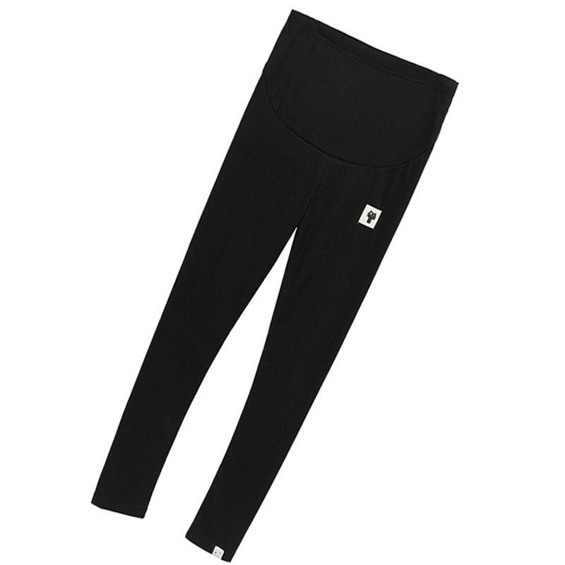 

Леггинсы для беременных - эластичные, с принтом котят, весна/осень, длина 9 точек XXL for 145-165 Jin