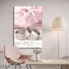 Nordic Rosa Blume Paris Turm Rose Mädchen Ring Fahrrad Poster Und Drucke Wand Kunst Leinwand Malerei Wand Bild Für Wohnzimmer decor