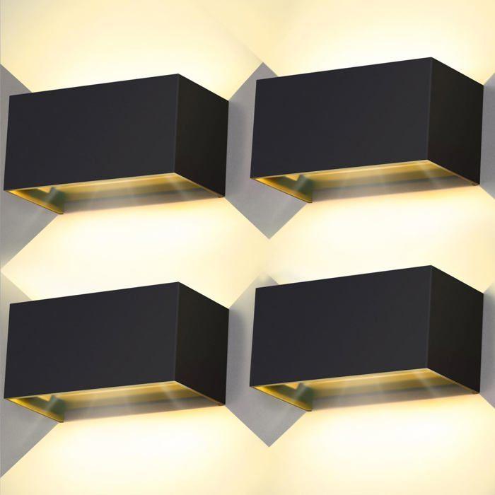 LED nástěnné svítidlo - Kingwei - 20W - Hliník - IP65 - 3000K teplá bílá