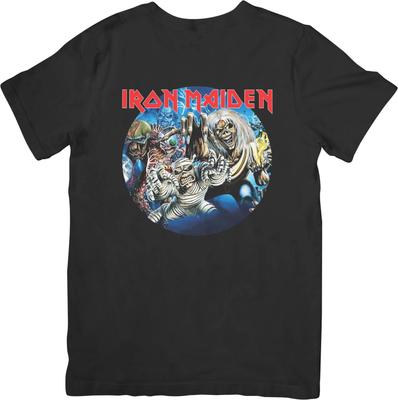 Iron Maiden Music Unisex Fit for Men & Women Quality Cotton T-Shirt Black