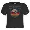 Womens/Ladies Skull Planet Queens Of The Stone Age Crop Top