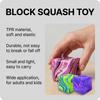 Flow Pattern Cube Squeeze Toy Stress Cube Slow Rebound Soft Squeeze Pressure Relief Party Gift Fun Home Decoration
