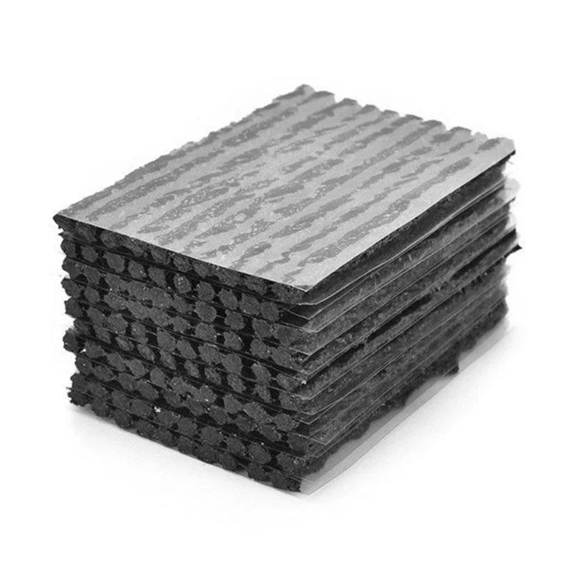 50pcs Tubeless Tire Repair Strips – Rubber Plug Cords for Puncture Fix, Uses for Car Bike Motorcycle Emergency Leak Sealing