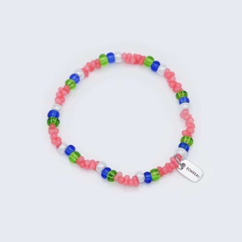 BONBEAU Sentimental Pastel Peanut Beads Bracelet Sentimental Pastel Bead Mix Banding Bracelet