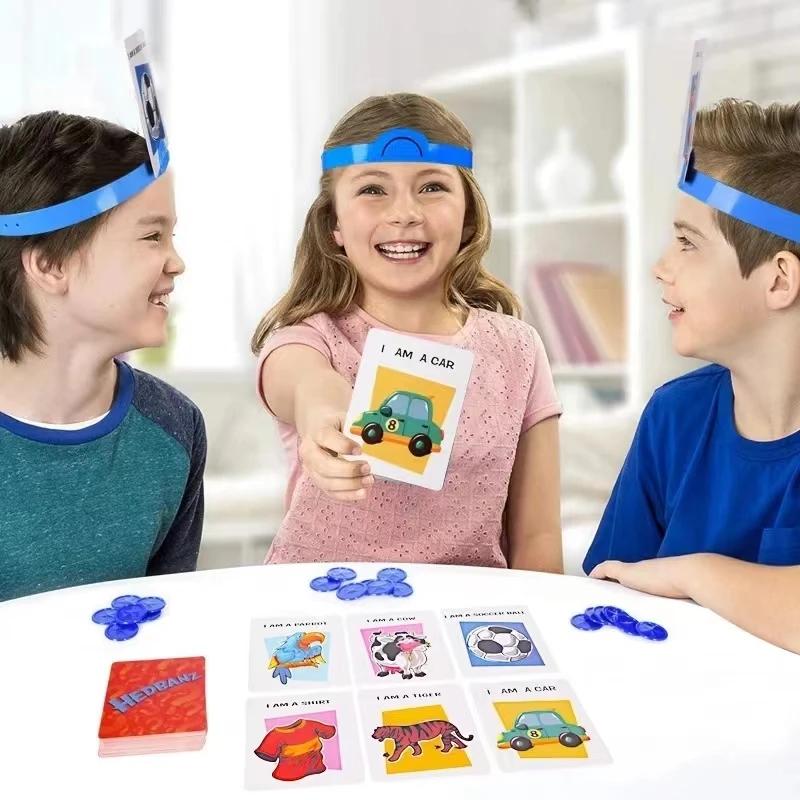 Gioco da Tavolo Indovina l'Immagine per Bambini Chi è Giochi Interattivi Genitore-Figlio Festa in Famiglia Giocando