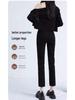 Women's High-Waist Slim Fit Black Cigarette Pants (2025 Spring Collection)