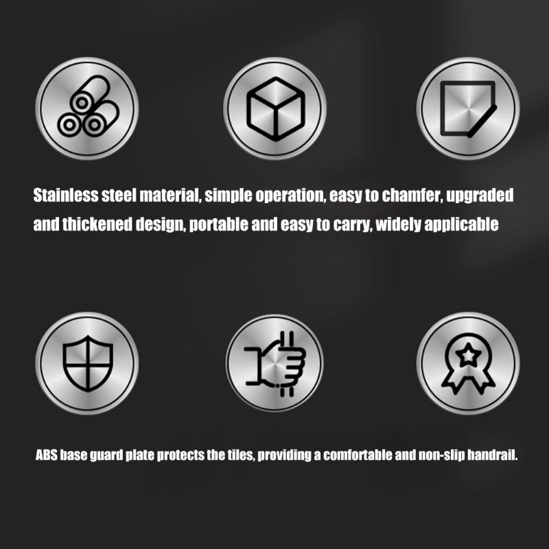 Professional Tile Cutter Attachments For 100-Type Angle Grinders Metal Construction Adjustable Guide