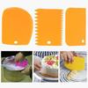 3pcs/Set Cake Bread Slicer Baking Pasty Tools Baking Tools For Cakes Dough Cutter Scraper Cake Blade Silicone Spatula