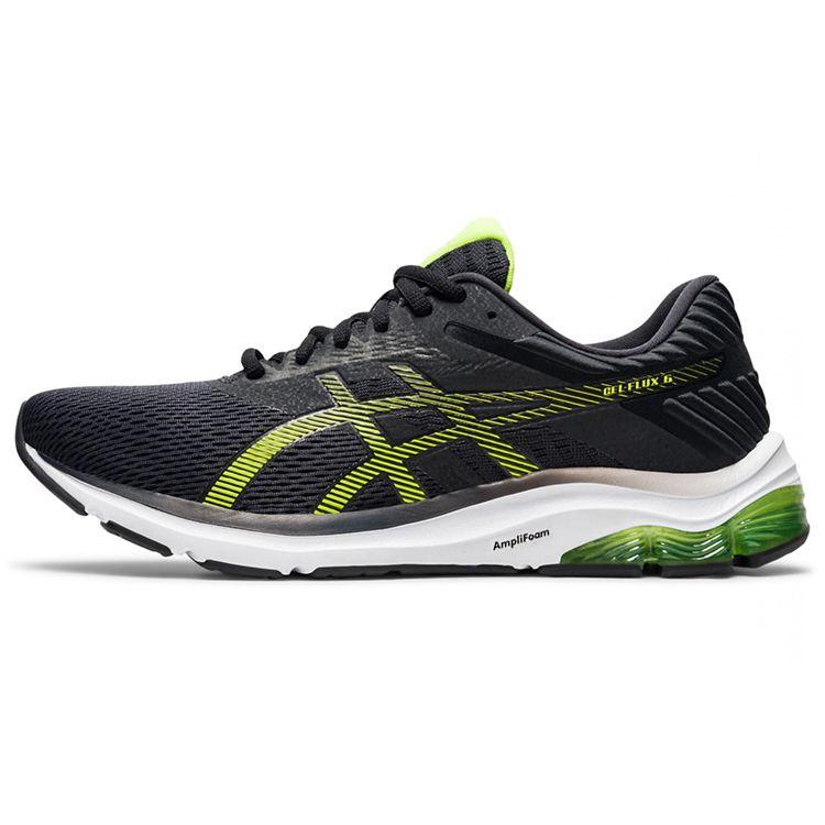 Asics Gel-Flux 6 Удобные Спортивные Сетчатые Прочные Дышащие Низкие Беговые Кроссовки Мужские кроссовка Серый Желтый 1011A856-022 43.5