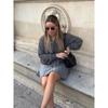 Autumn Women Fashion Pullovers Trend Knitting Butterfly Collar Slim Sweaters Woman England Style Female Sweater Top