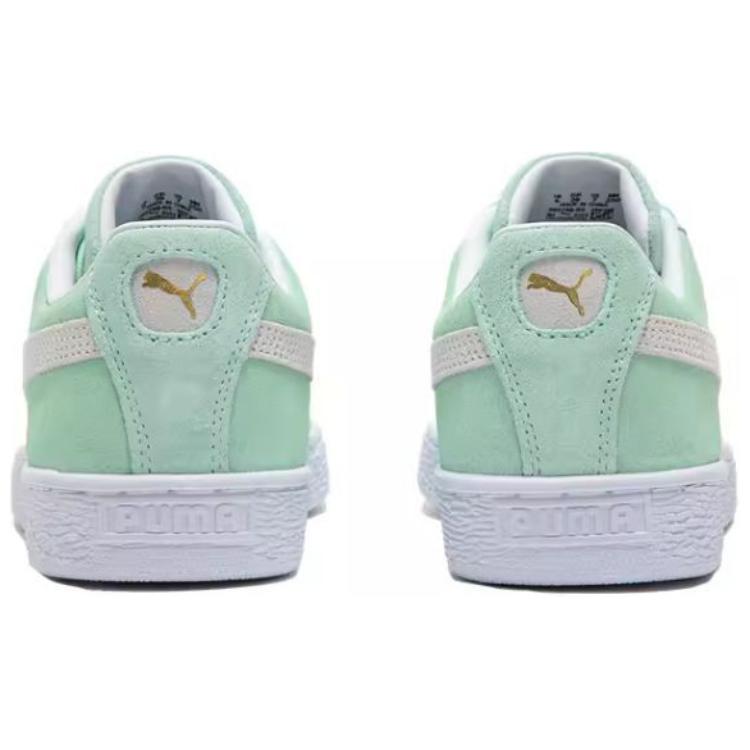 New Puma Suede White And Green 395788-03