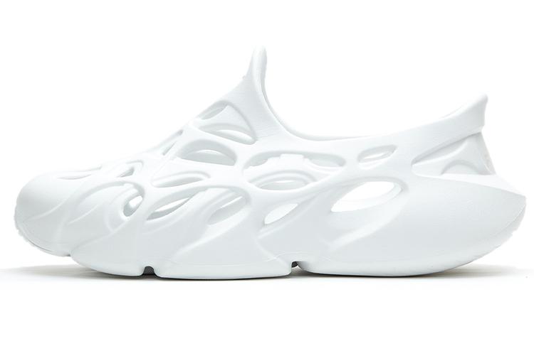 Li Ning Badfive 1 Тихие износостойкие шлепанцы-сабо Женские Белые ABTR004-1 36
