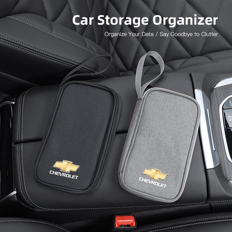 Portable Car Travel Storage Bag Keys Earphone Card Pouch For Chevrolet Cruze Captiva Lacetti Trax Spark Epica Matiz Onix SS Z71