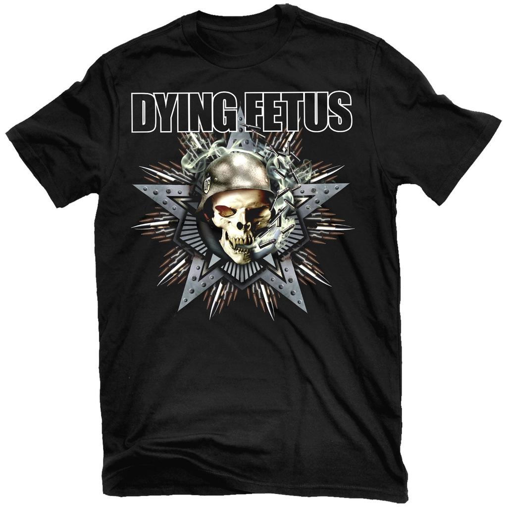 Dying Fetus Descend Into Depravity Rock Band Summer Casual TShirt Unisexs and Womens Luxury Brand Top
