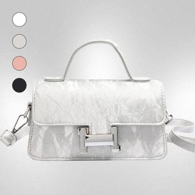 Popular Niche Bags New Women's Bags Versatile Oblique Span Bags Fashion Pattern Small Square Bags