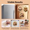 DIY Snowflake Santa Diamond Magnet Set - Festive Refrigerator Decoration
