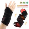 Cordless Heating Wrist Guard 660&850nm Red Light Hot Compress Wristband 3 Levels Electric Vibration Massage Hand Wrist Brace