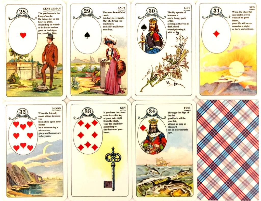 Lenormand Lenormand Fortune Telling Oracle Fortune Japanese Instruction Manual Authentic I.I.J Cards, Cards, Cards, Telling, Included,