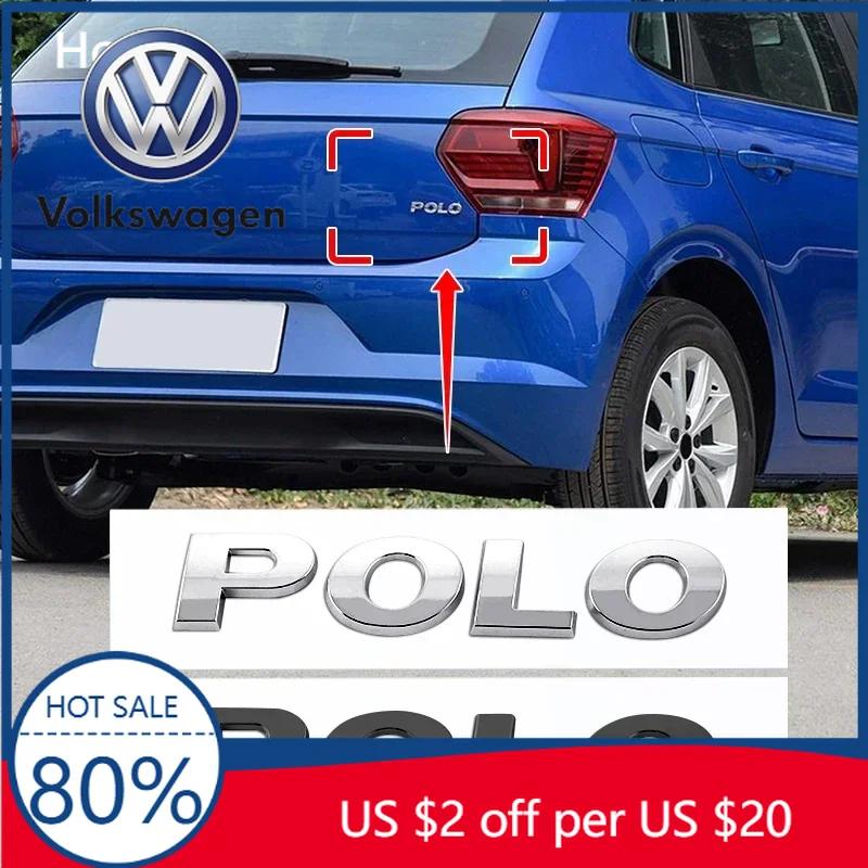 Pro VW Volkswagen Jetta MK5 Golf 1ks 3D ABS POLO auto Písmeno Znak Zadní víko kufru Samolepky odznak nálepka Nálepka styling auto Acc
