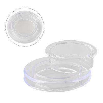 Reliable Table Umbrella Hole Cap Set Secure Sealing Prevent Shaking and Scratching Easy To Store and Carry Translucent Color