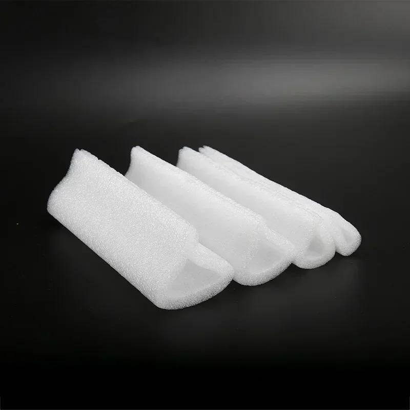 U-Form Perlschaum Schutzecke Tür Fenster Bilderrahmen Gerade Stange Kante Ecke Kollisionsschutz Hülle Weißer Kunststoff Schaumstoff