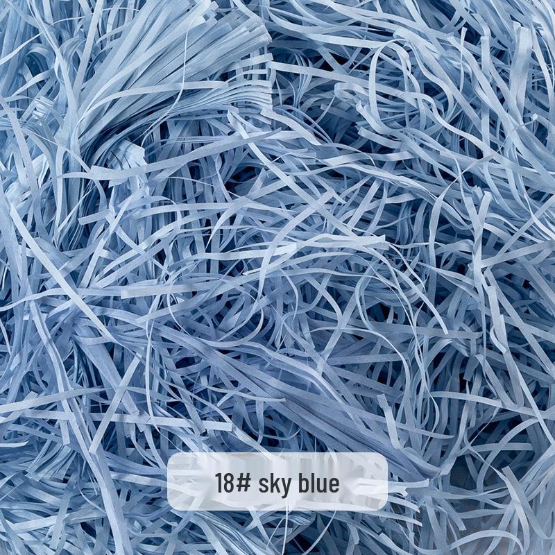 Raffia Grass Filler: Shredded Silk Paper for Candy Box Souvenirs