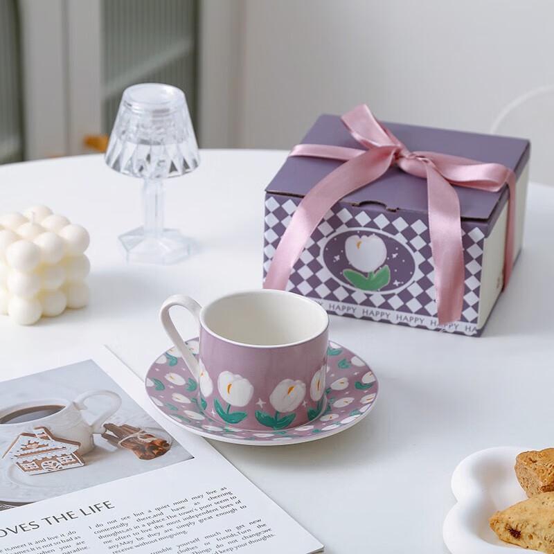 XIDERUN Tulip Ceramic Mug Set