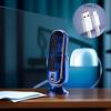Desktop Electric Fan Rechargeable Portable Home Air Conditioning Fan 5-Speed 720° Swivel Outdoor Camping Air Cooler Table Fans