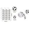 Paper Soccer Stickers Festival Multi-size Football Stickers Decorative Waterproof Sports Ball Sealing Label Birthday Gift