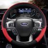 For Ford Expedition 2007-2022 F150 F-250 2000-2022 F-350 Super Duty 2000-2016 Car Steering Wheel Cover Leather Auto Accessories