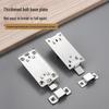 Stainless Steel Double-Ended Self-Rebounding Anti-Theft Door Lock for Bathroom and Windows