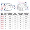 1 Piece Spur Gear 1M115/116/120/125/130/140/150T Rough Hole 10/12mm Gear Wheel 45#carbon Steel Material Motor Gear Thickness 10