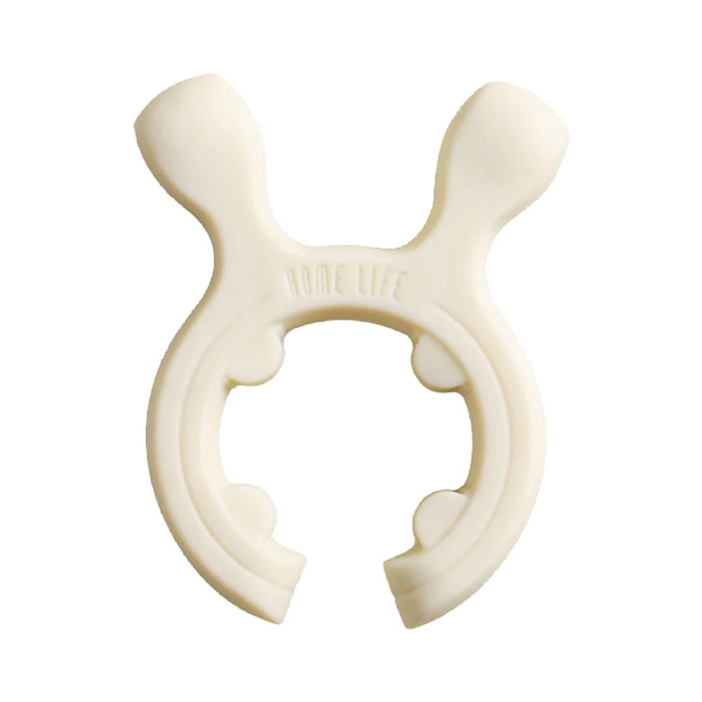 Food Grade Silicone Spoon Home Kitchen Holder Clip Multifunctional Clip Spoon Holder Anti Scald and Anti Overflow Storage Rack