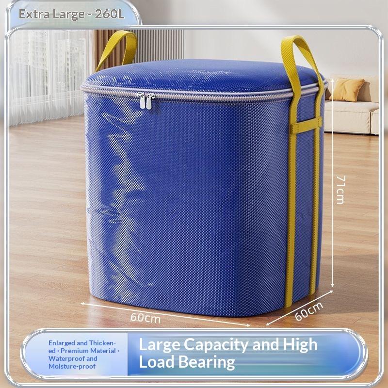 Extra-Large Moving Storage Bag, Heavy-Duty Waterproof Organizer Bag, Suitable For Storing Clothes, Blankets, Luggage, And Travel XL