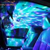 Car USB Ambient Light DJ RGB Mini Colorful Music Sound Led Apple USB Interface Holiday Party Atmosphere Interior Dome Trunk Lamp Neon Lights 4