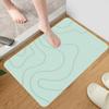 Absorbent Stone Bath Mat Toilet Foot Pad Entryway Rugs Indoor Bathroom Rugs Floor Mat Anti-Slip High Water Absorption Mat