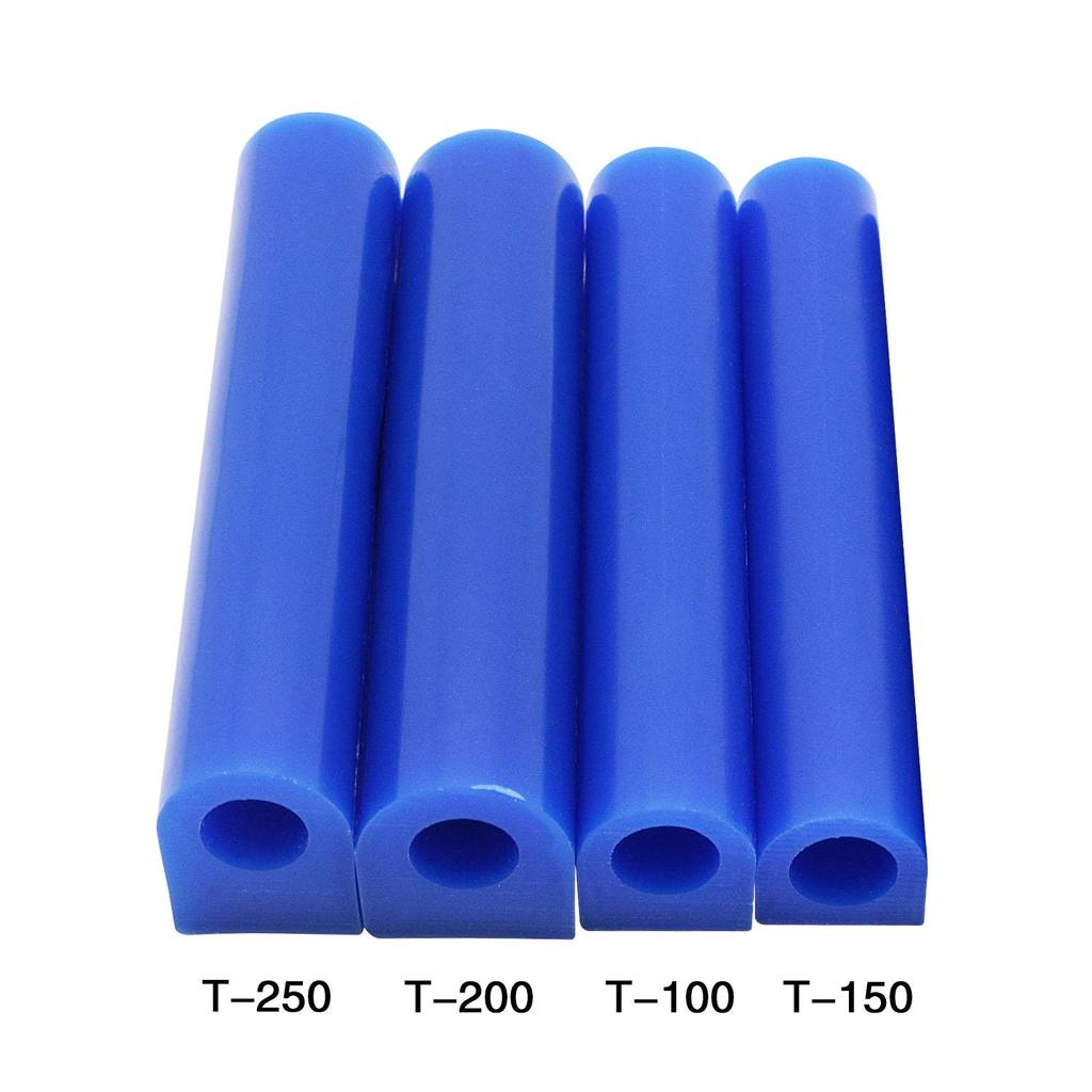 Carving Wax Ring Tube for Making Rings Mold Hard Wax Blank Large Flat Side Tube Blue Color