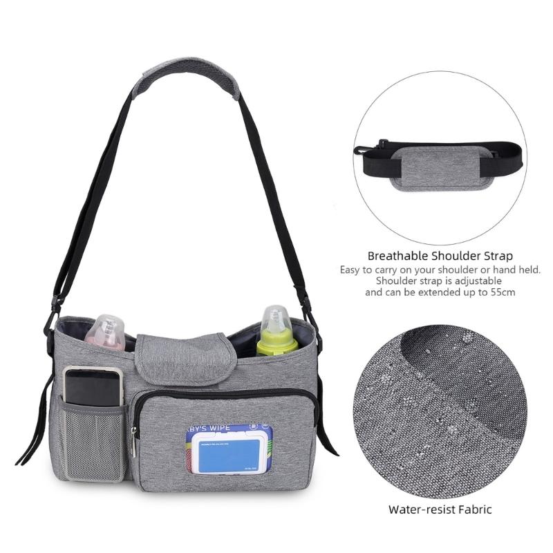 Baby Stroller Bag Organizer Nappy Diaper Mummy Bag Carriage Pram Pushchair Holder Universal Stroller Accessories Outdoor