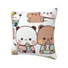 Cute Bubu & Dudu Pillow Cover Soft Pillow Case Cushion Cover Morden Graphic Pillowcases For Living Room Chair