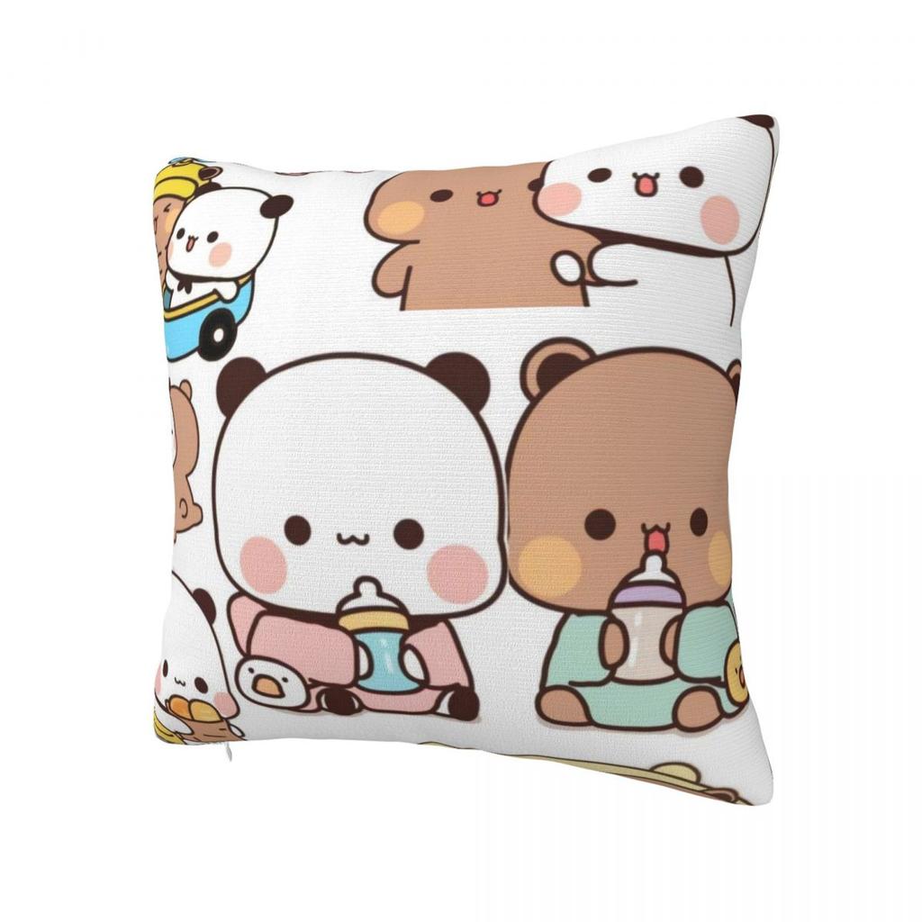 Cute Bubu & Dudu Pillow Cover Soft Pillow Case Cushion Cover Morden Graphic Pillowcases For Living Room Chair