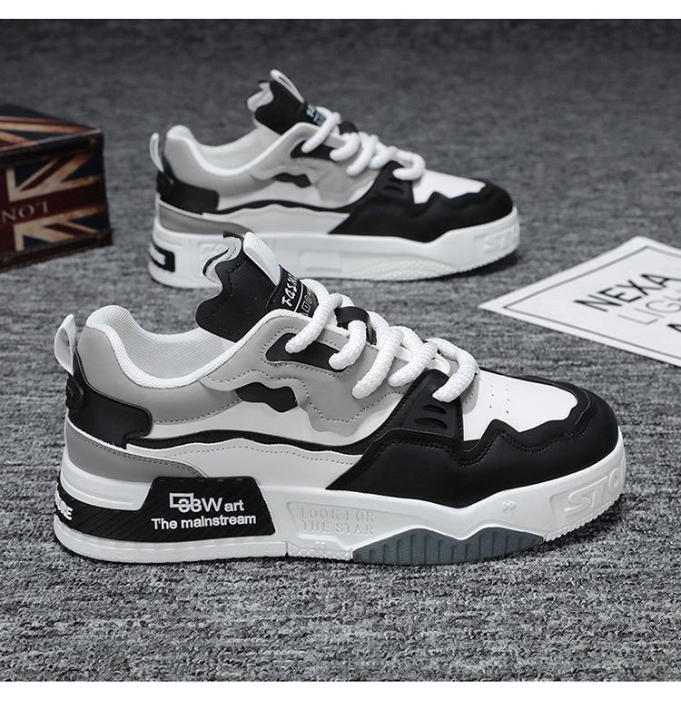 Fashion Mens Sneakers Spring Autumn Brand Vulcanized Shoes 2024 Fashion Thick Sole Shoes for Men Male Sport Shoes